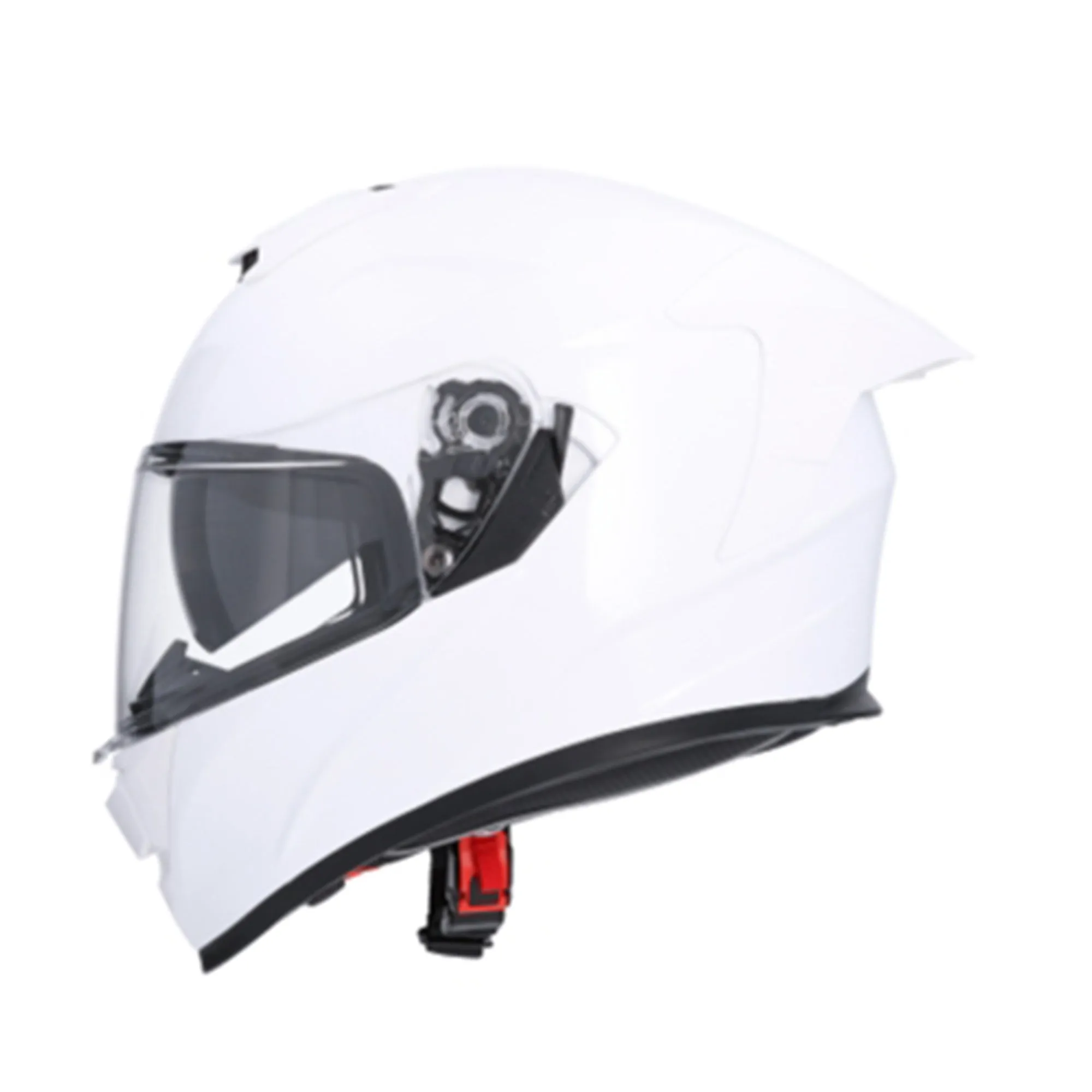 Shiro Raptor Full face Helmet One Color Pearl White