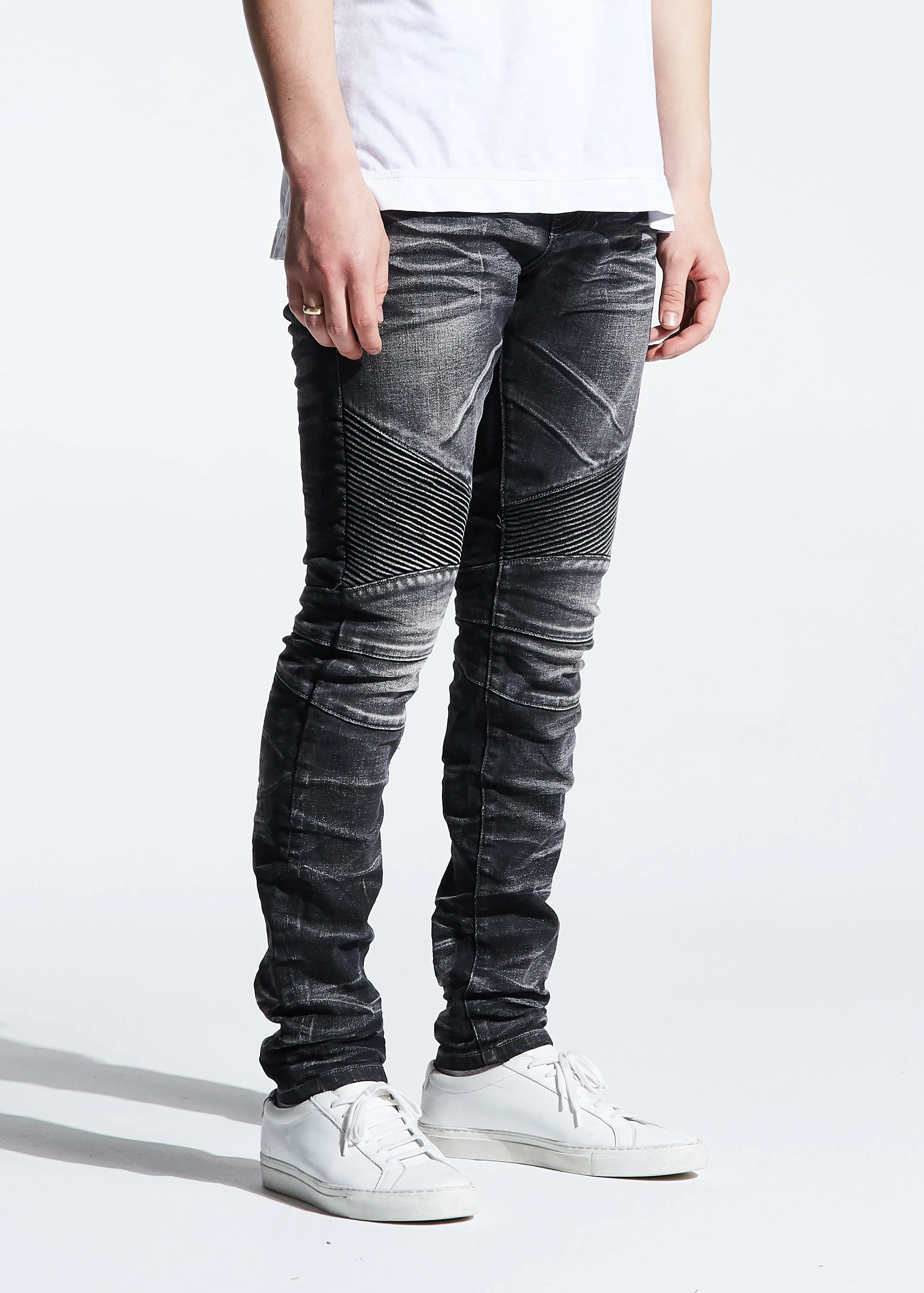 Skywalker Biker Denim (Black Acid)