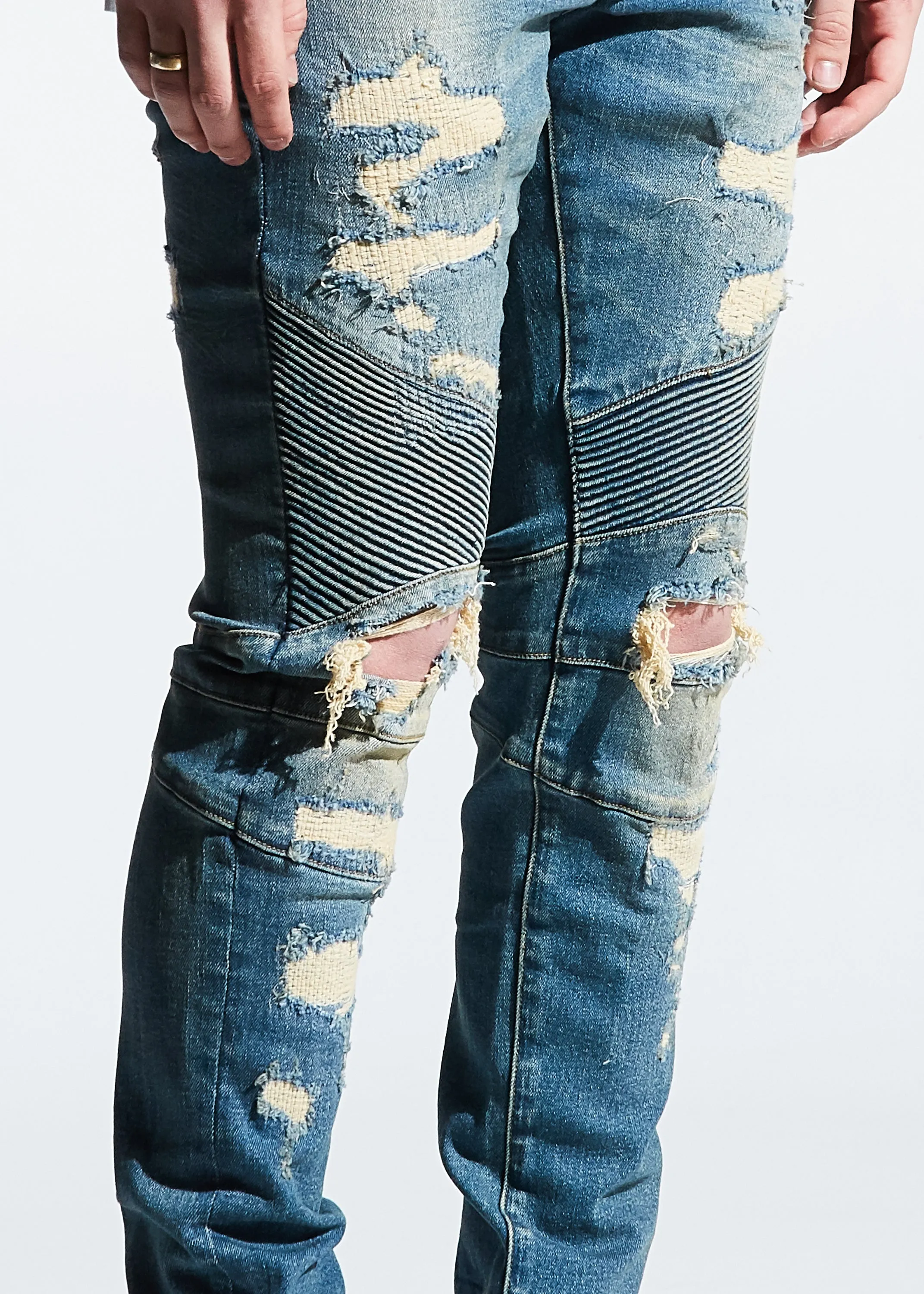 Skywalker Biker Denim (Vintage Wash)