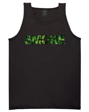 Smoke Weed Marijuana Print Tank Top