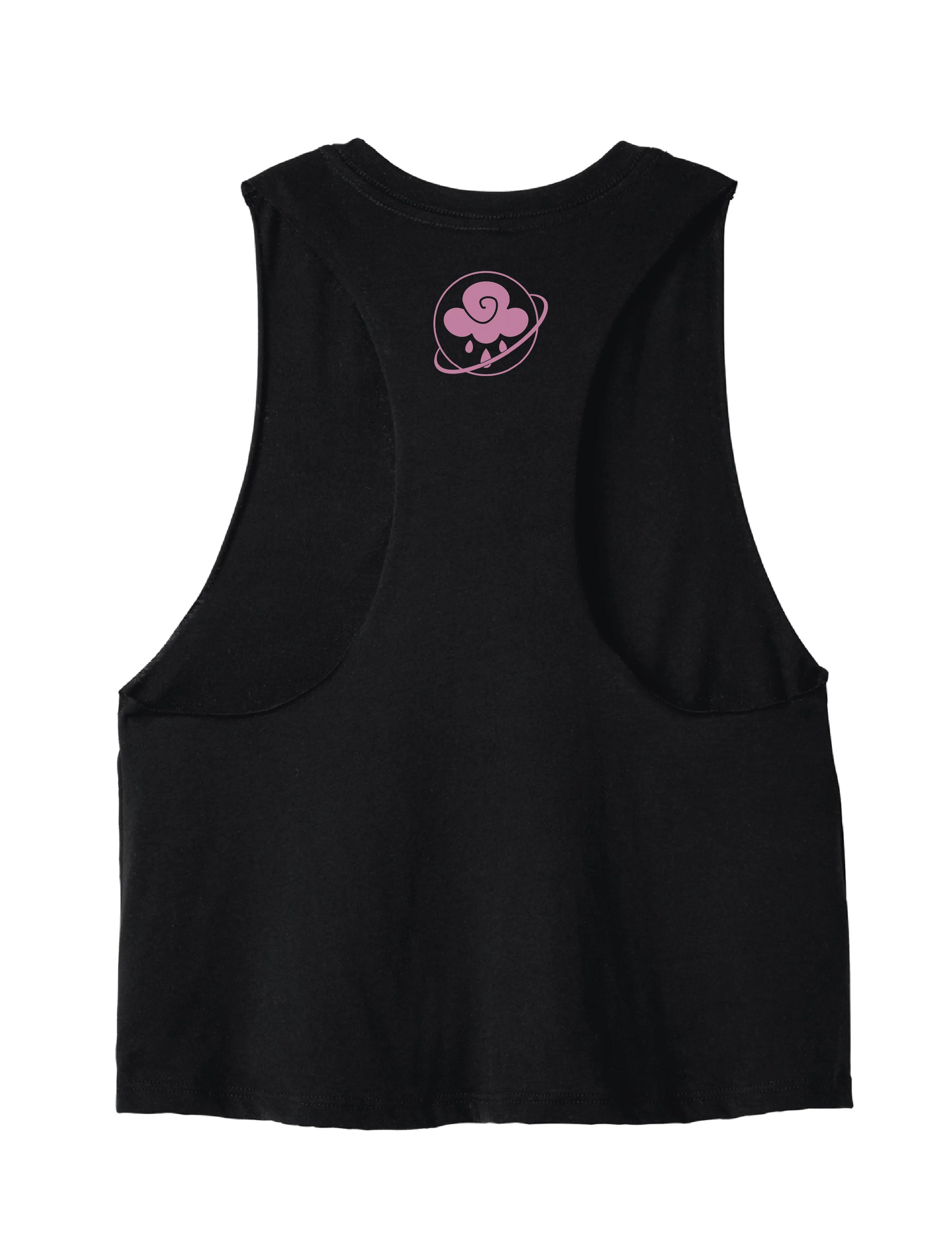 Space Cat · Racerback Crop Tank