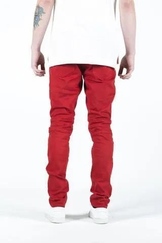 Spencer Biker Denim (Red)