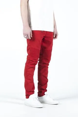 Spencer Biker Denim (Red)