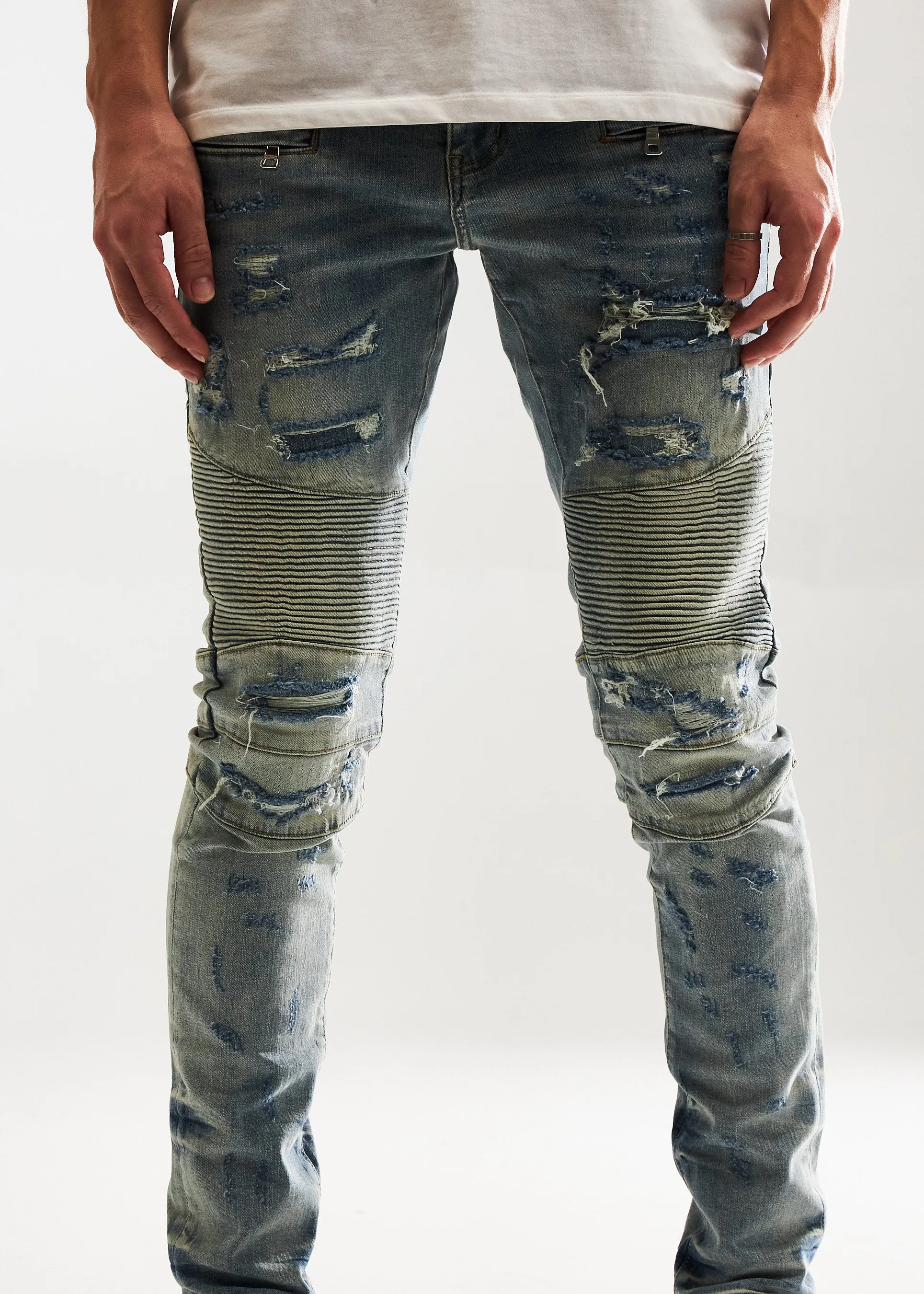 Stefan Biker Denim