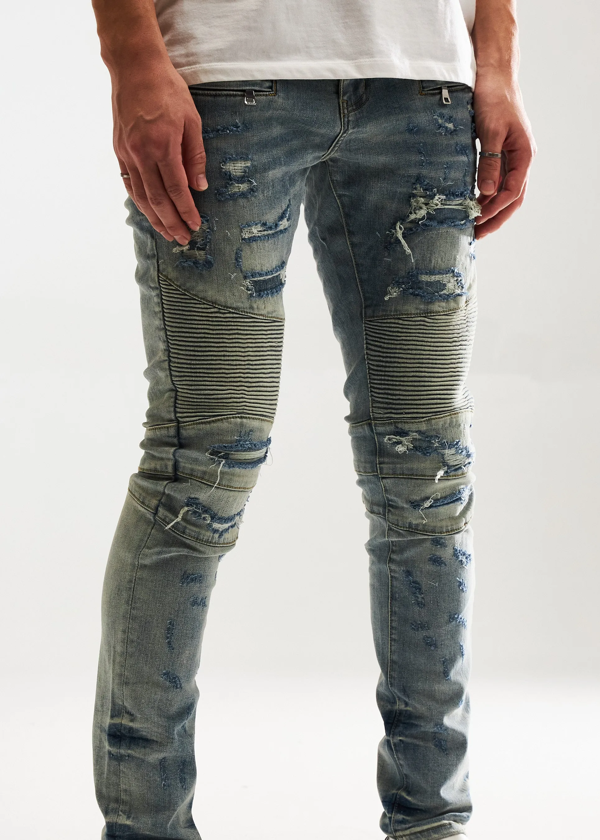 Stefan Biker Denim