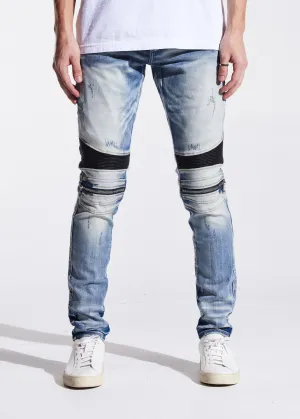 Sunny Biker Denim (Light Indigo)