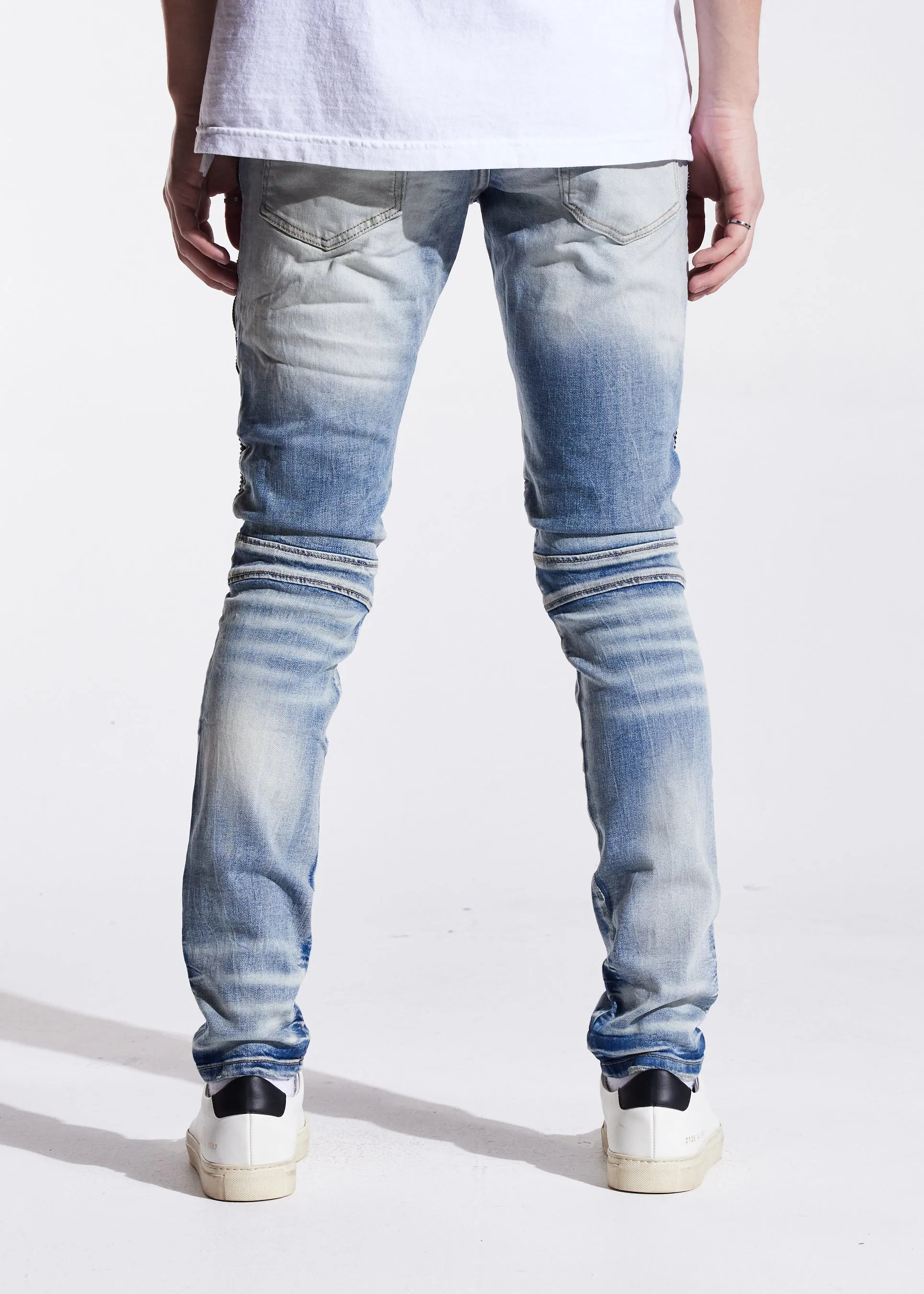 Sunny Biker Denim (Light Indigo)