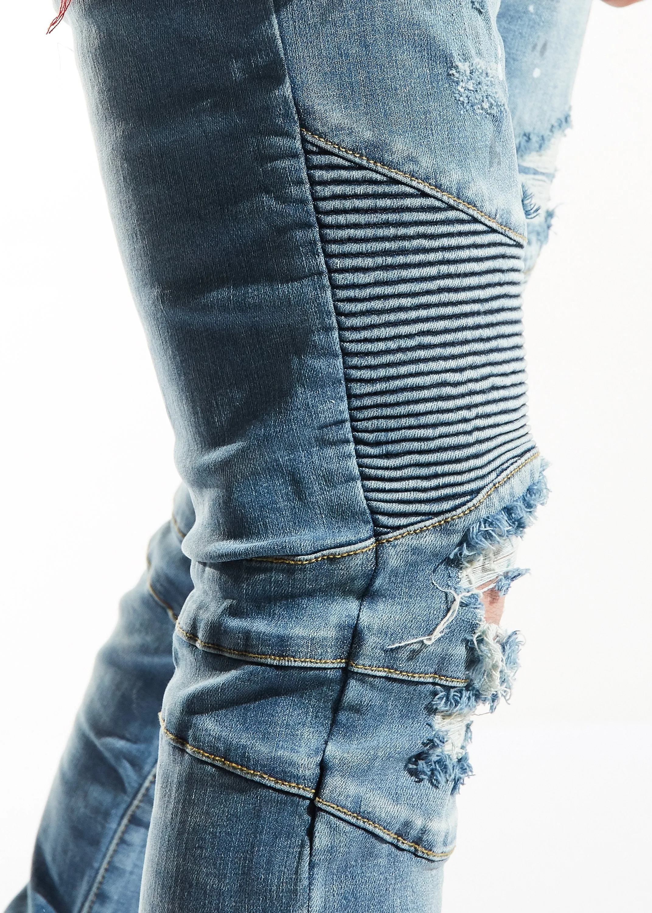 Tamara Biker Denim (Blue)