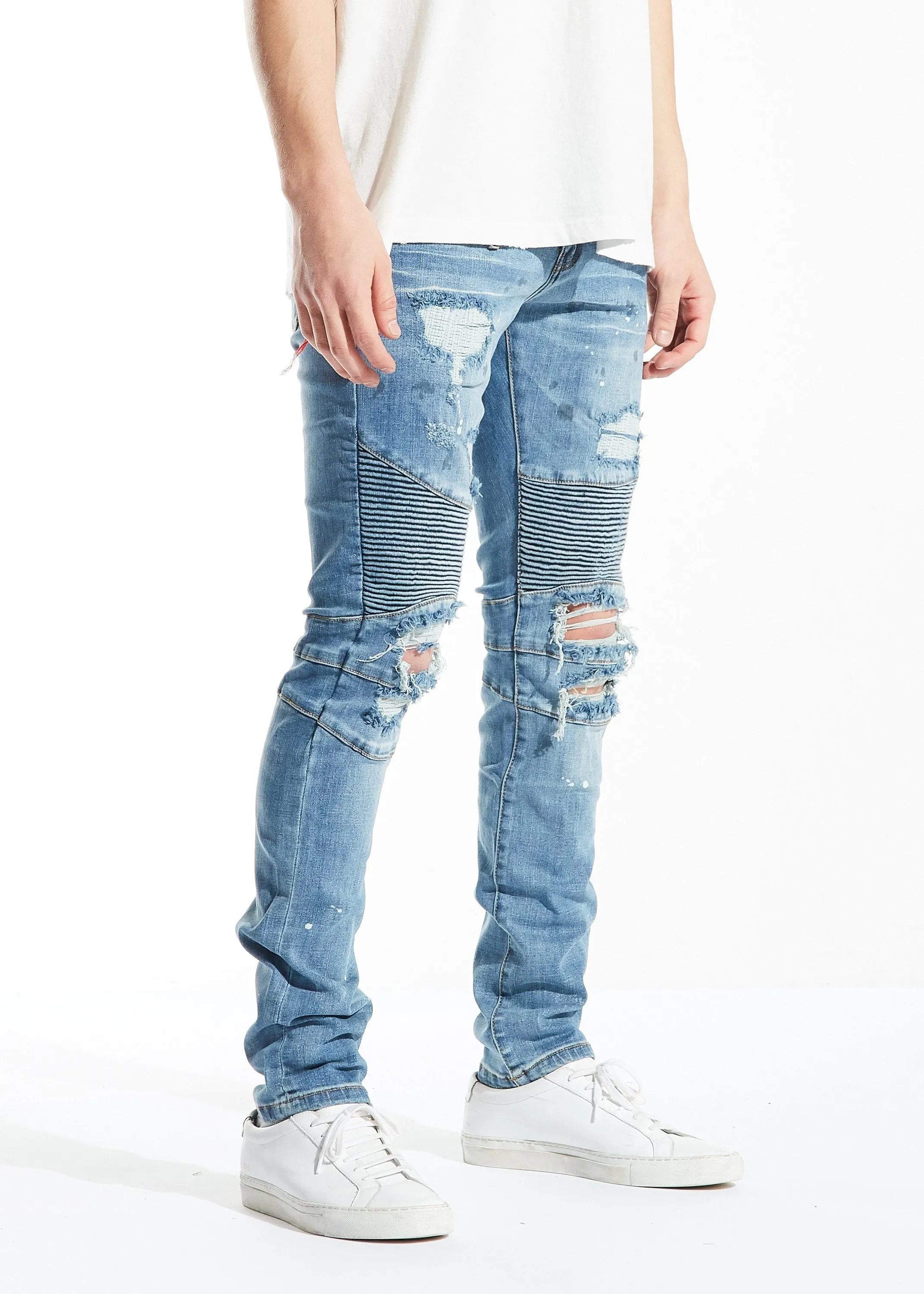 Tamara Biker Denim (Blue)