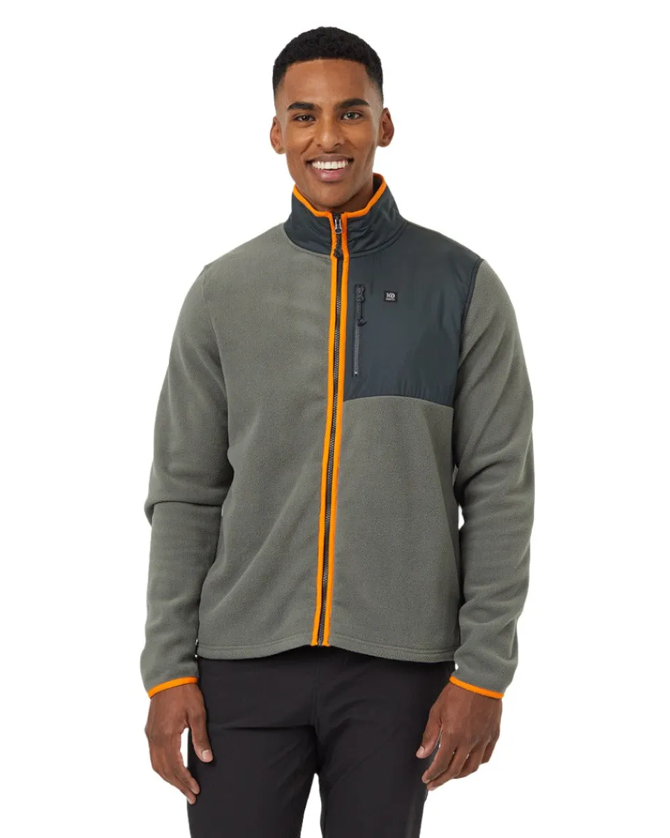 Tentree Fleece - Men's Recycled Microfleece Contrast Full Zip