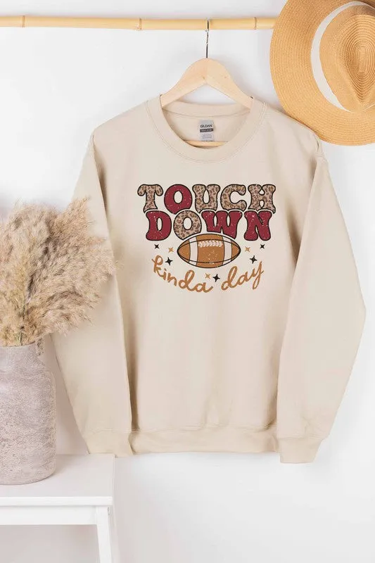 TOUCH DOWN GRAPHIC SWEATSHIRT