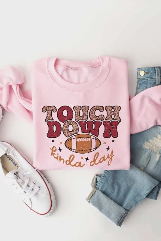 TOUCH DOWN GRAPHIC SWEATSHIRT