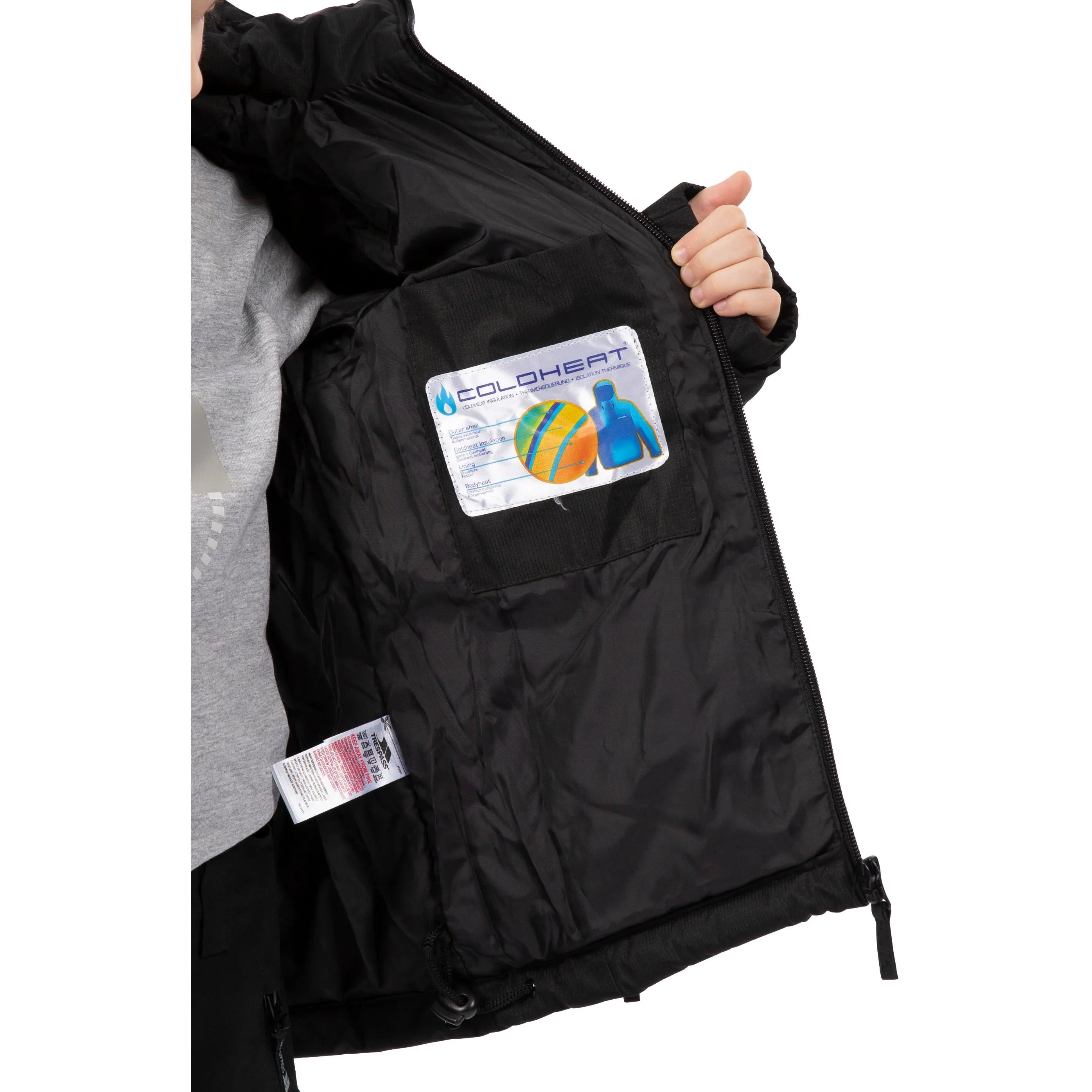 Tuff Boys Padded Casual Jacket in Black