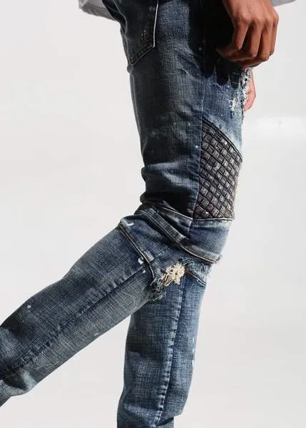 Turkish Biker Denim (Indigo Paint)