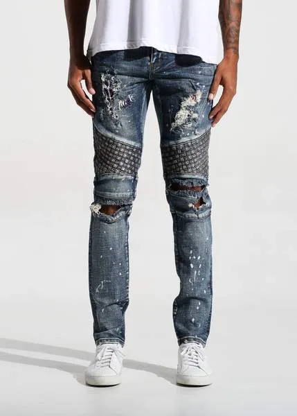 Turkish Biker Denim (Indigo Paint)