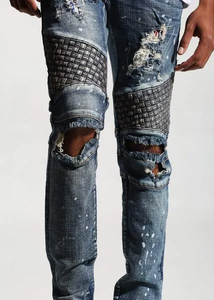 Turkish Biker Denim (Indigo Paint)