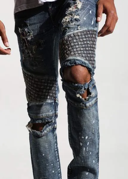 Turkish Biker Denim (Indigo Paint)