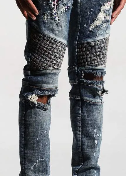 Turkish Biker Denim (Indigo Paint)