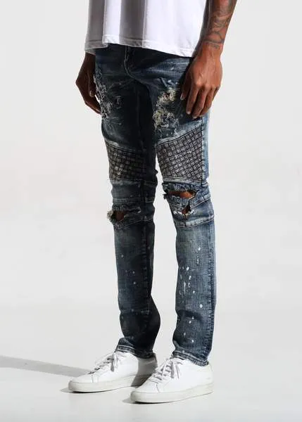 Turkish Biker Denim (Indigo Paint)