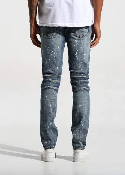 Turkish Biker Denim (Indigo Paint)