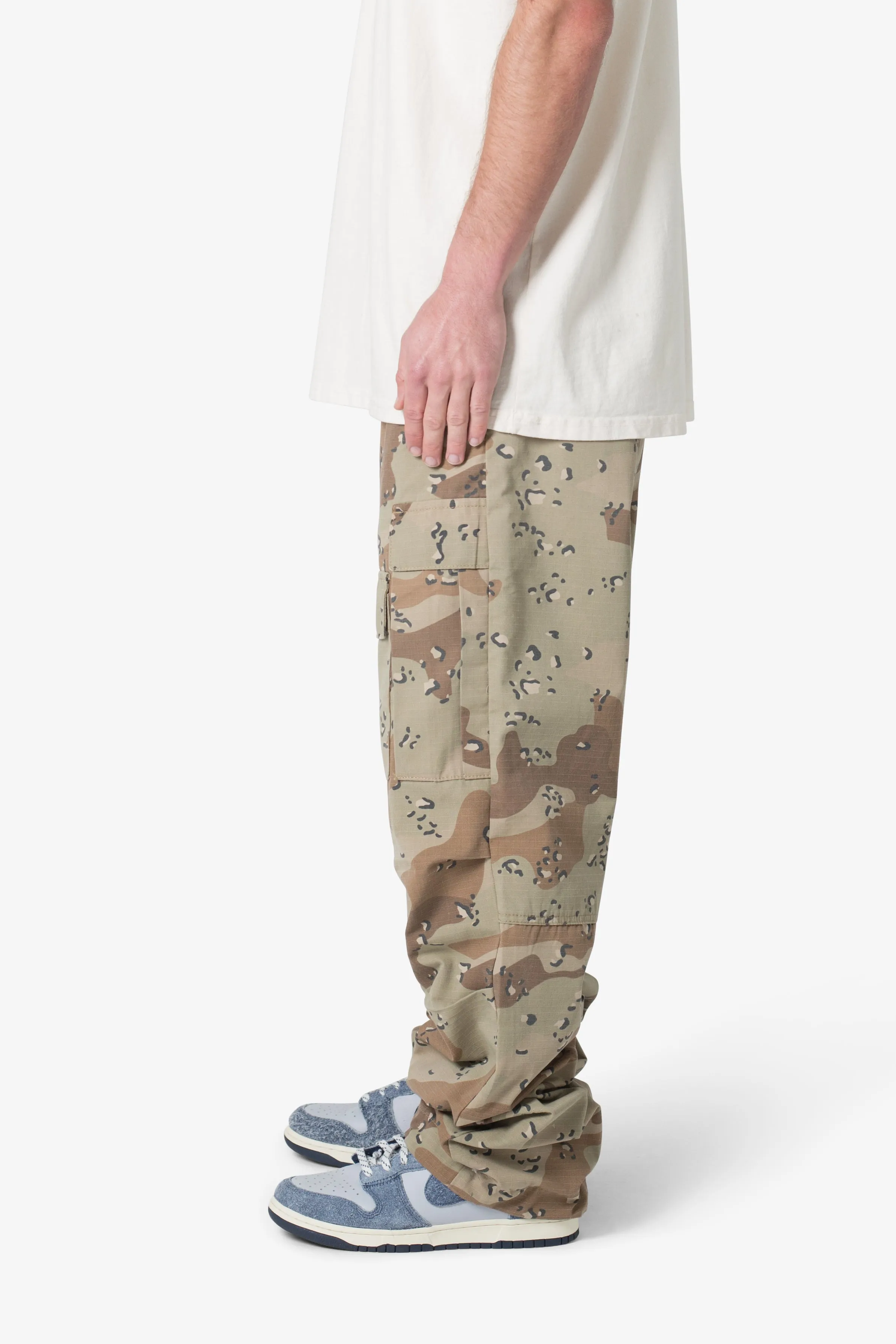 Ultra Baggy Cargo Pants - Desert Camo