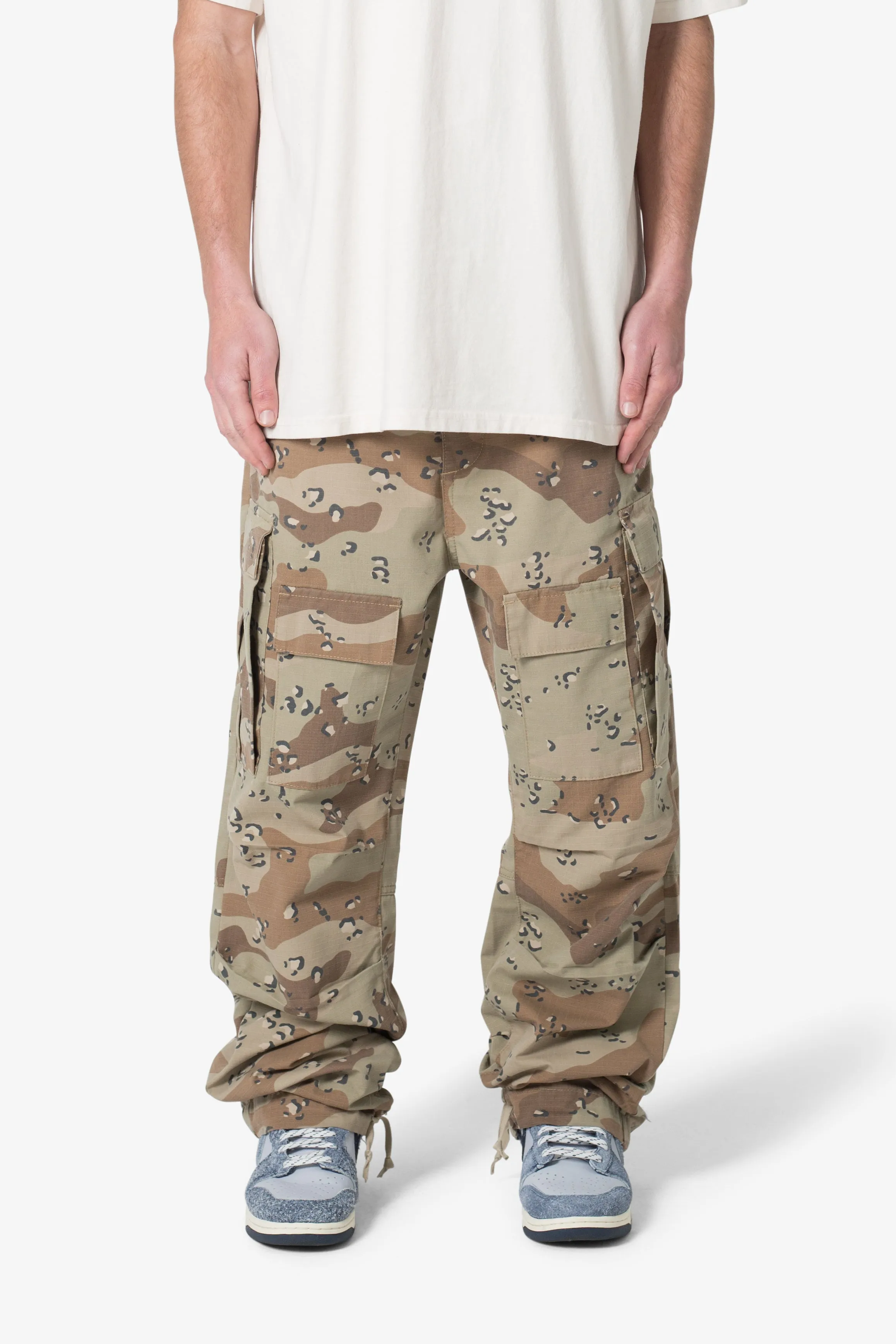 Ultra Baggy Cargo Pants - Desert Camo