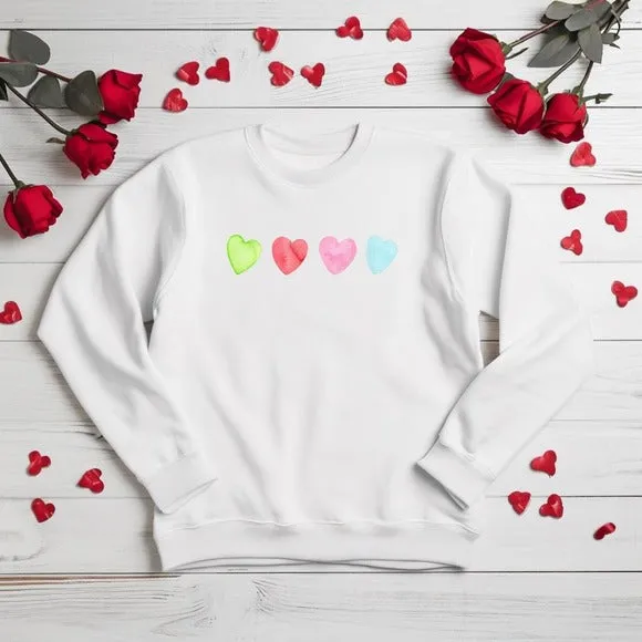 Valentine Sweatshirt Women Valentines Day Shirt Valentine's Day Gifts for her Valentines Shirt Valentines Sweater Heart sweatshirt