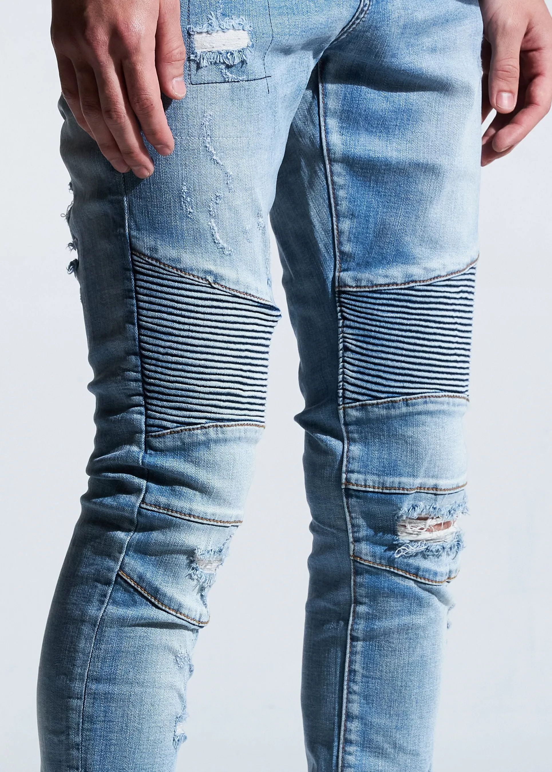 Whitney Biker Denim