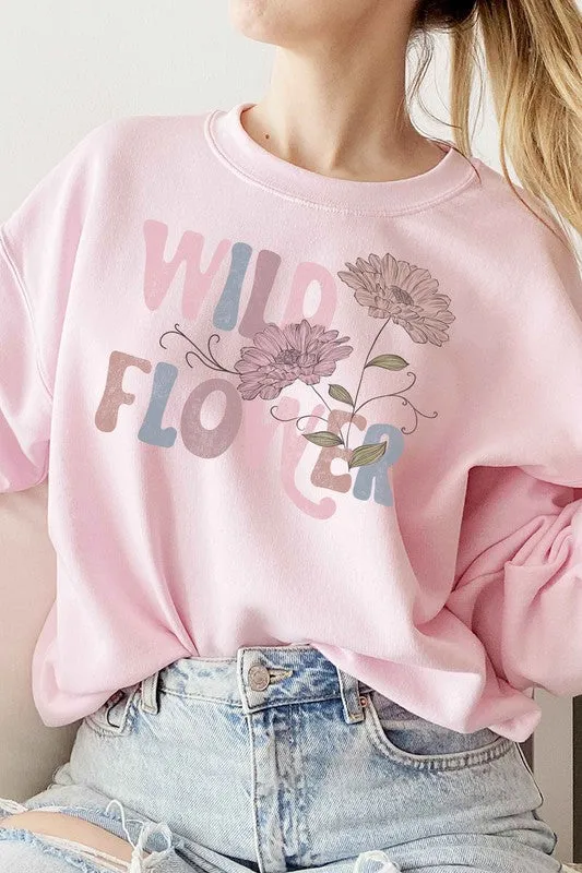 WILD FLOWER SWEATSHIRT PLUS SIZE