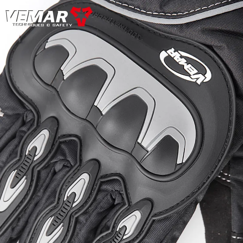 Winter Waterproof Motorcycle Gloves For Men, Touch Screen Riding Gloves For Electric Vehicles, Cold And Warm Windproof Motorcycle Gloves