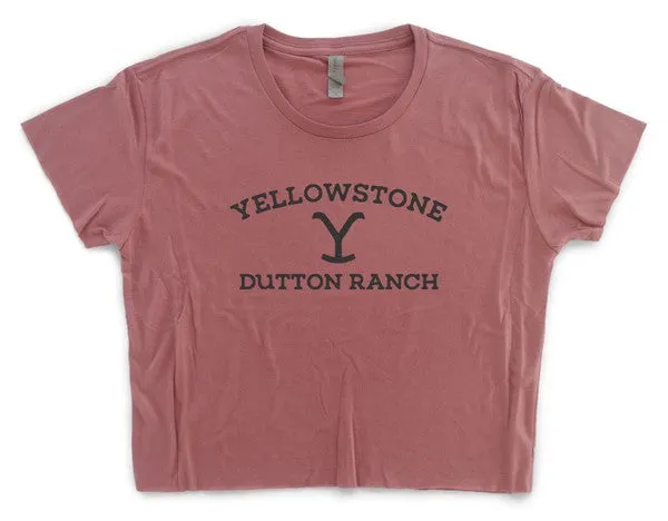 Yellowstone Dutton Ranch Cropped Tee *Online Only*